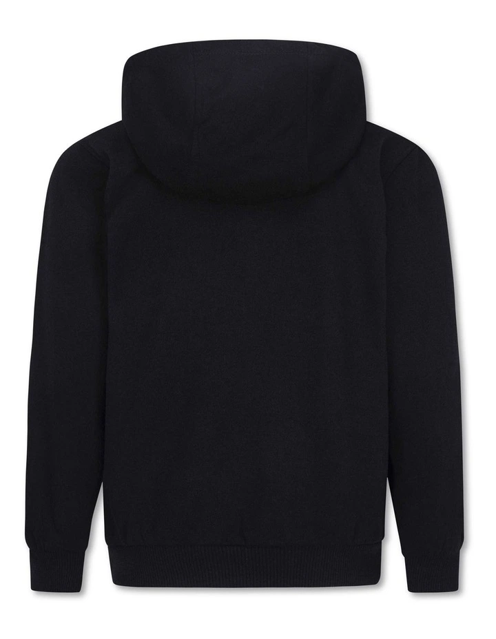 Sportswear Club French Terry Pull Over in Black image 2
