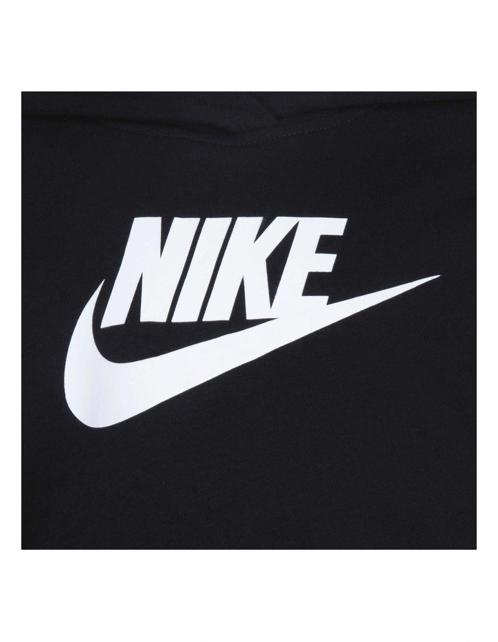 Sportswear Club French Terry Pull Over in Black image 3