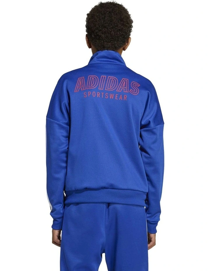 House of Tiro Track Top in Blue image 2
