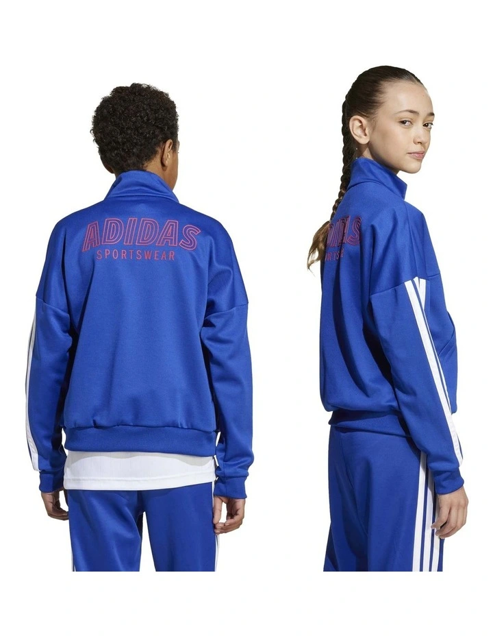 House of Tiro Track Top in Blue image 7