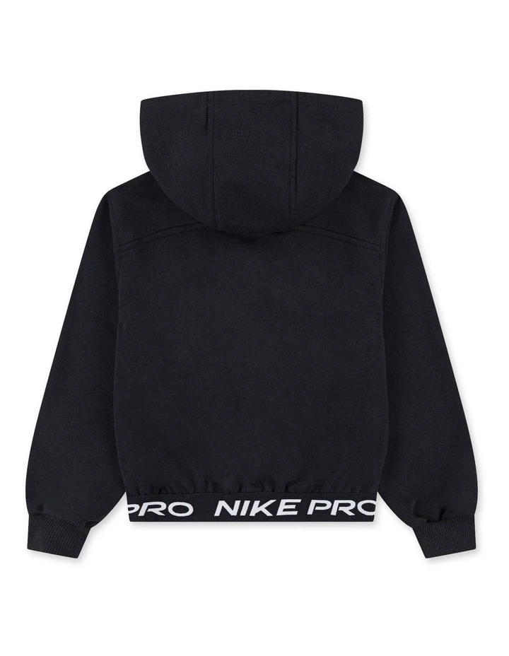 Pro Essentials Full Zip Hoodie In Black image 2