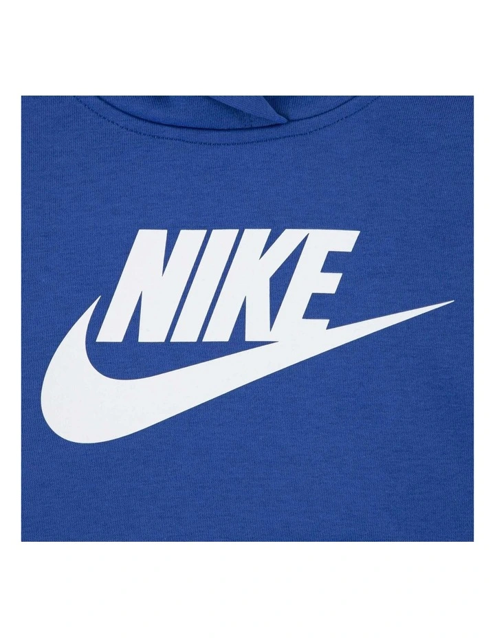 Sportswear Club French Terry High Brand Read Pull Over in Blue image 3