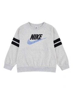 Sportswear Itz French Terry Oversize Crew T-shirt in Grey
