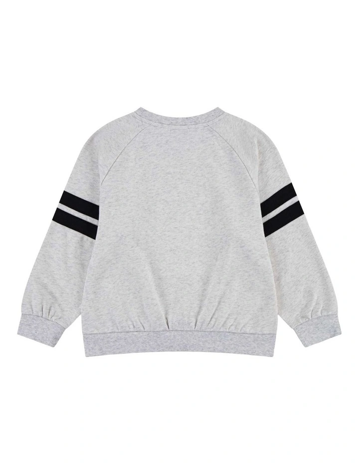 Sportswear Itz French Terry Oversize Crew T-shirt in Grey image 2
