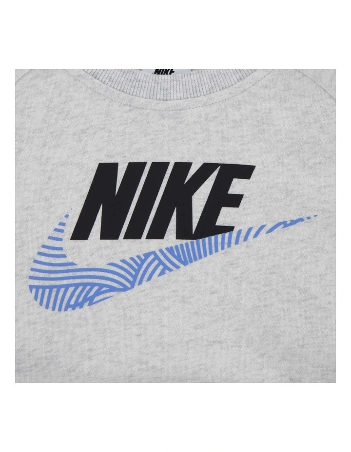 Sportswear Itz French Terry Oversize Crew T-shirt in Grey image 3
