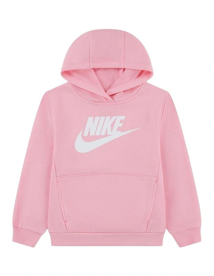 Sportswear Club French Terry High Brand Read Pull in Over Pink image 1