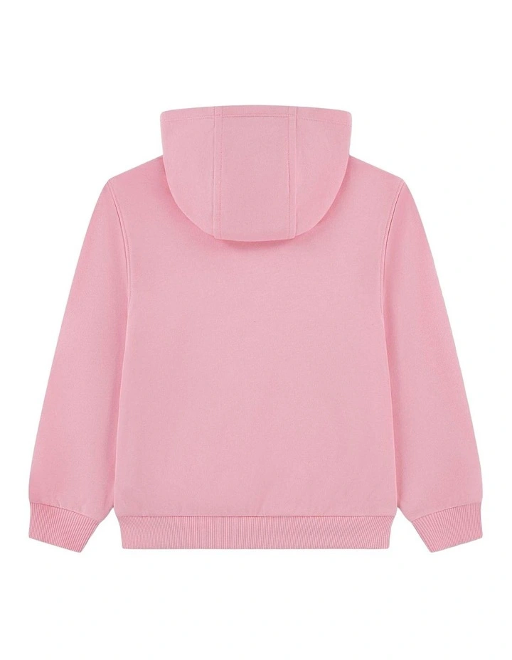 Sportswear Club French Terry High Brand Read Pull in Over Pink image 2