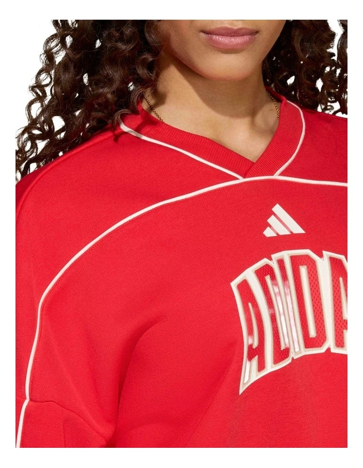 Stadium Sweatshirt in Red image 4