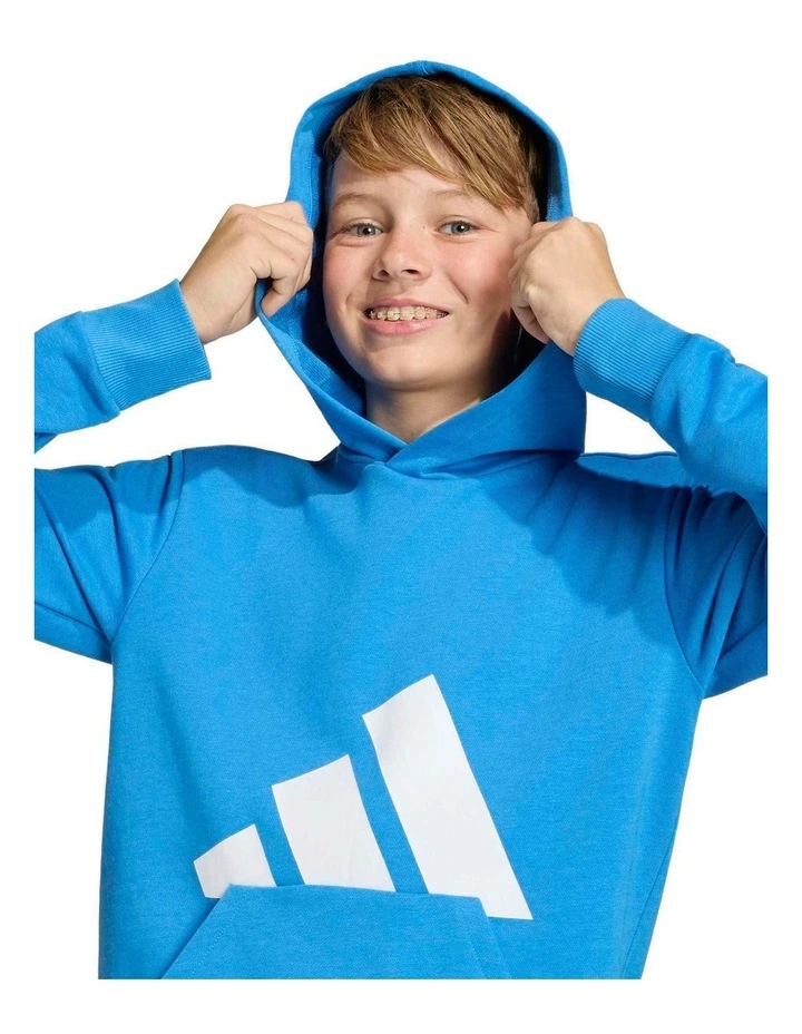 Essentials Hoodie in Ray Blue/White image 3