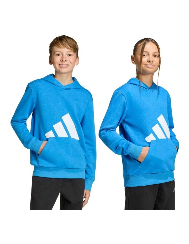 Essentials Hoodie in Ray Blue/White image 5