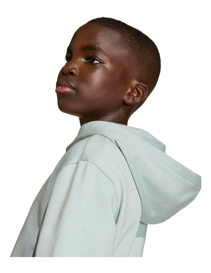 Essentials Hoodie in Wonder Sage/White image 4