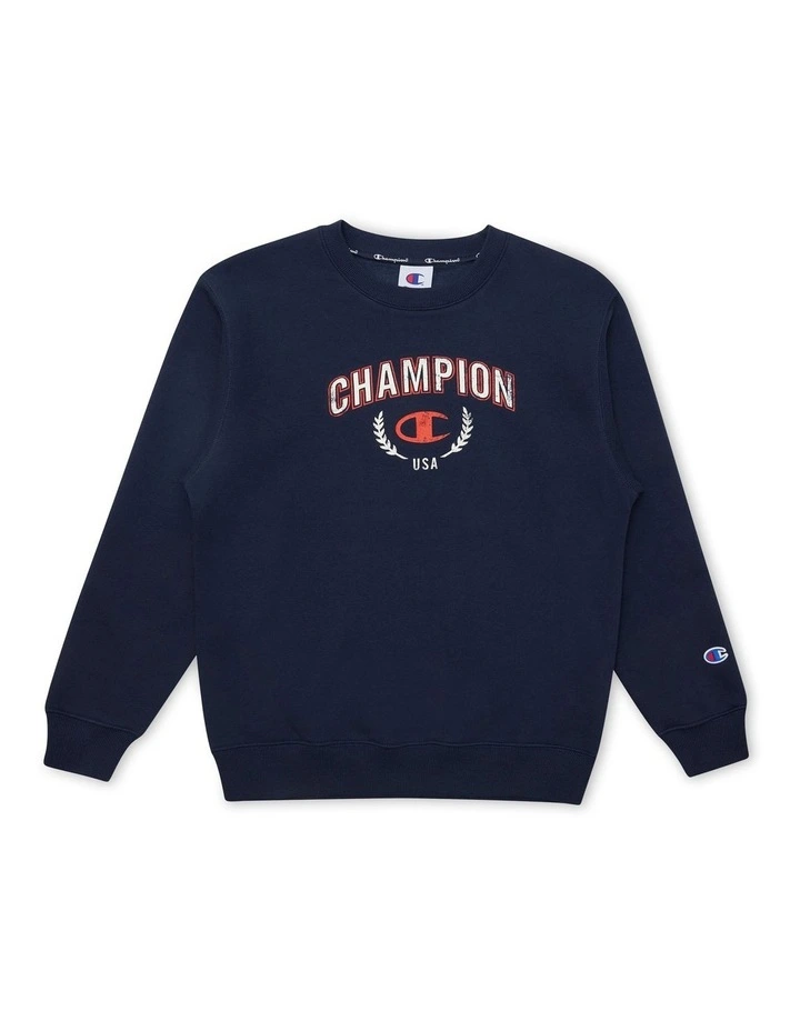 Graphic Shop Pullover in Chblu_Navy image 1