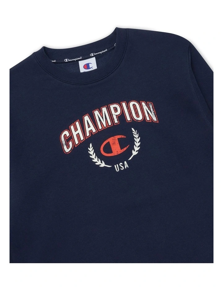 Graphic Shop Pullover in Chblu_Navy image 3