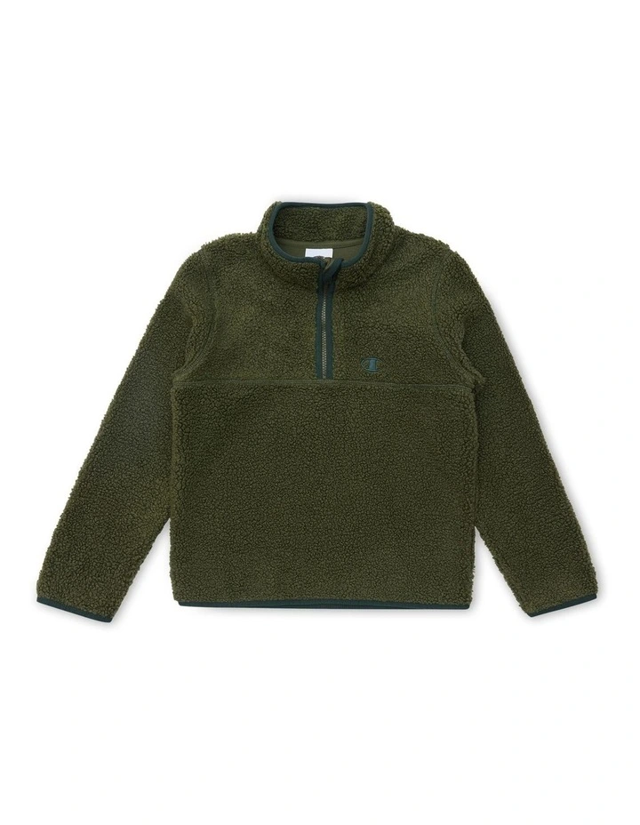 Sherpa Jacket in Green image 1