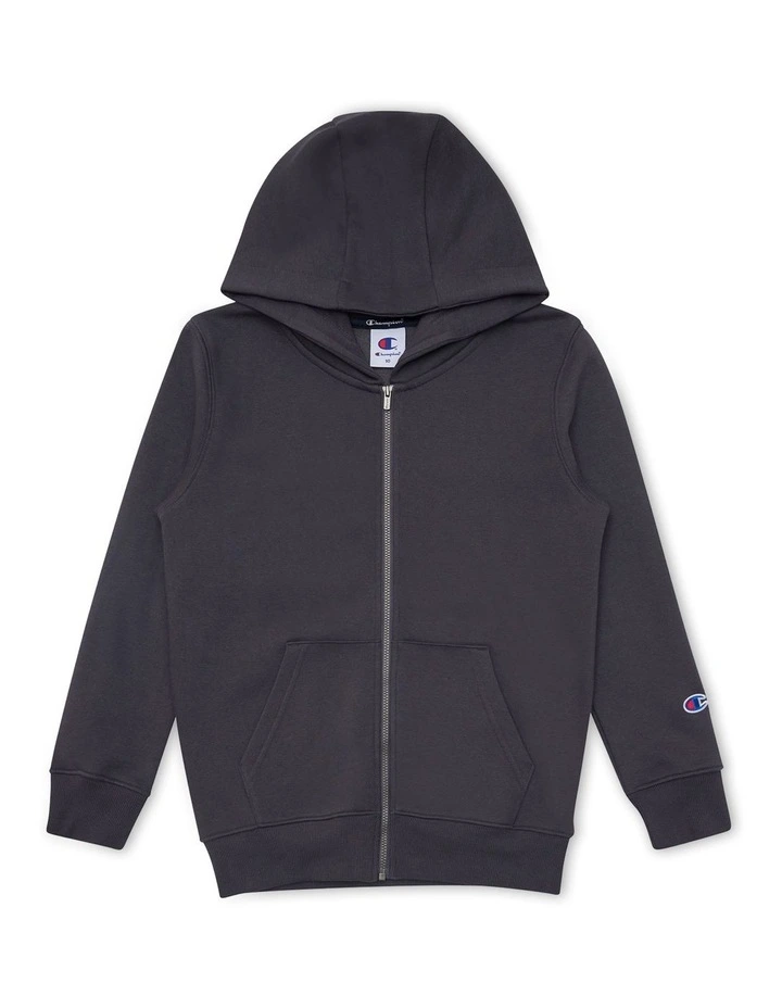 Legacy Graphic Zip Hoodie in Grey image 1