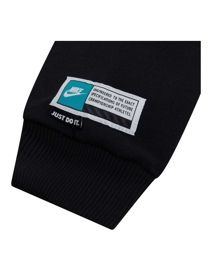 Sportswear Multisport Fleece Crew in Black image 3
