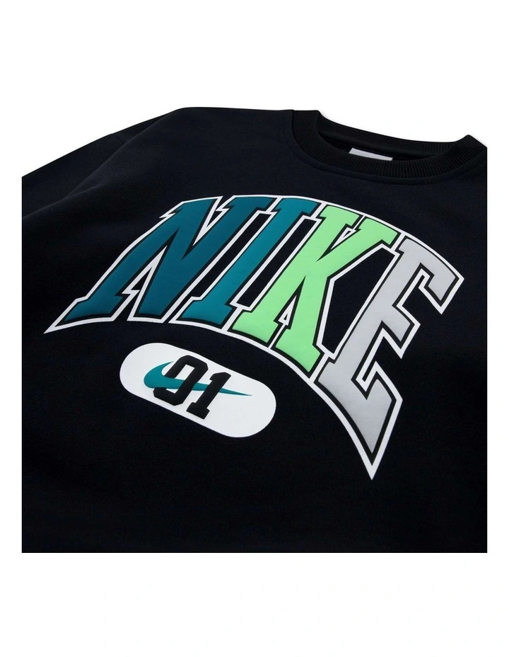 Sportswear Multisport Fleece Crew in Black image 4