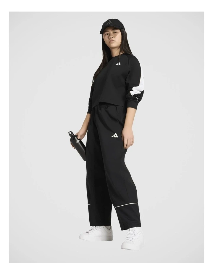 Stadium Sweatshirt in Black and Off White image 3