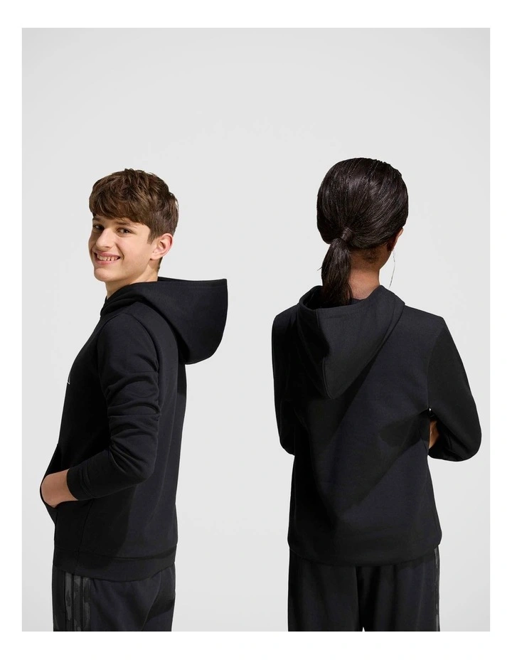 Camo Graphic Hoodie Junior in Black image 7