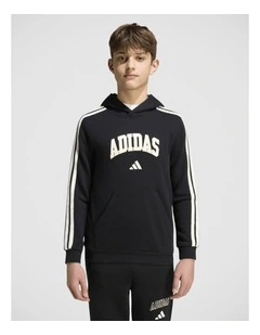 Codes Collegiate Graphic Hoodie in Black