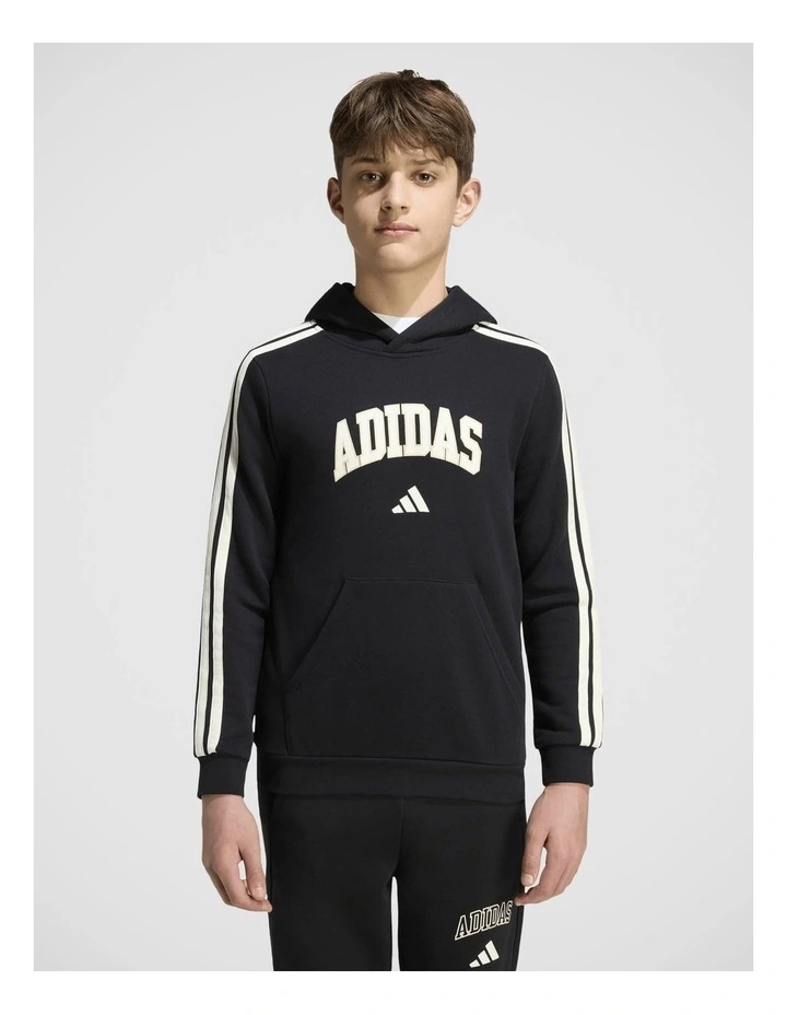 Codes Collegiate Graphic Hoodie in Black image 1