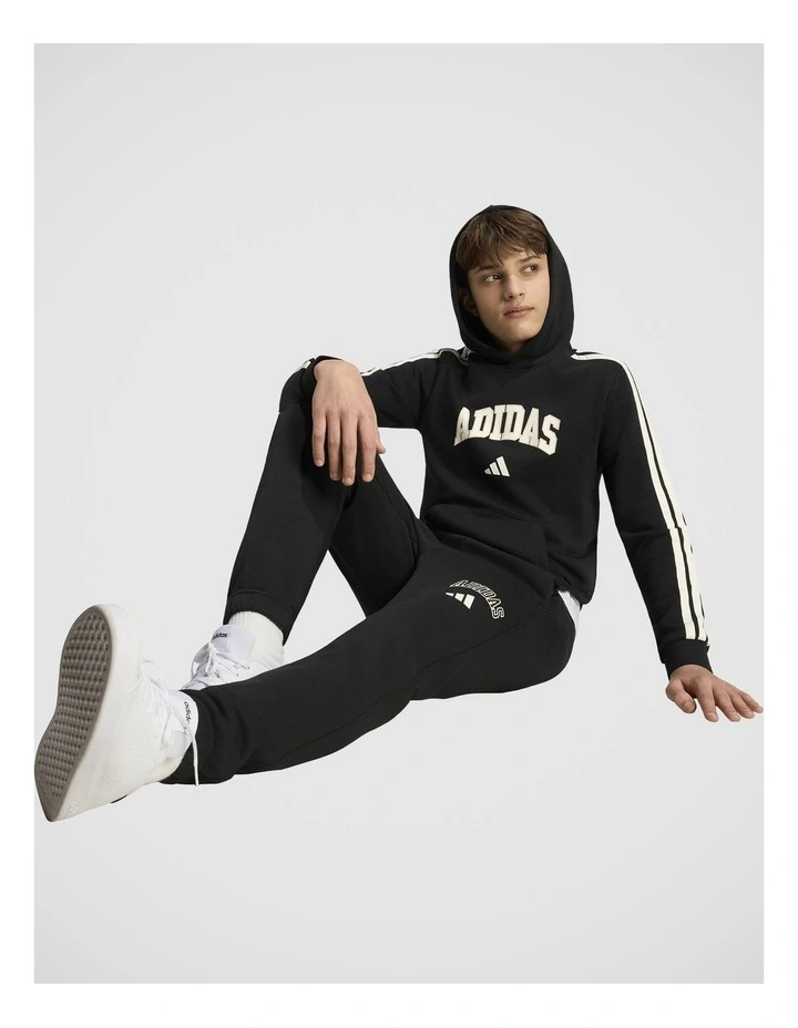Codes Collegiate Graphic Hoodie in Black image 3