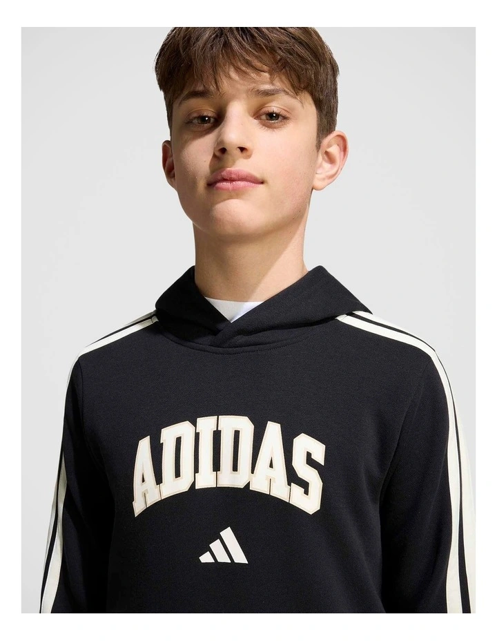 Codes Collegiate Graphic Hoodie in Black image 4