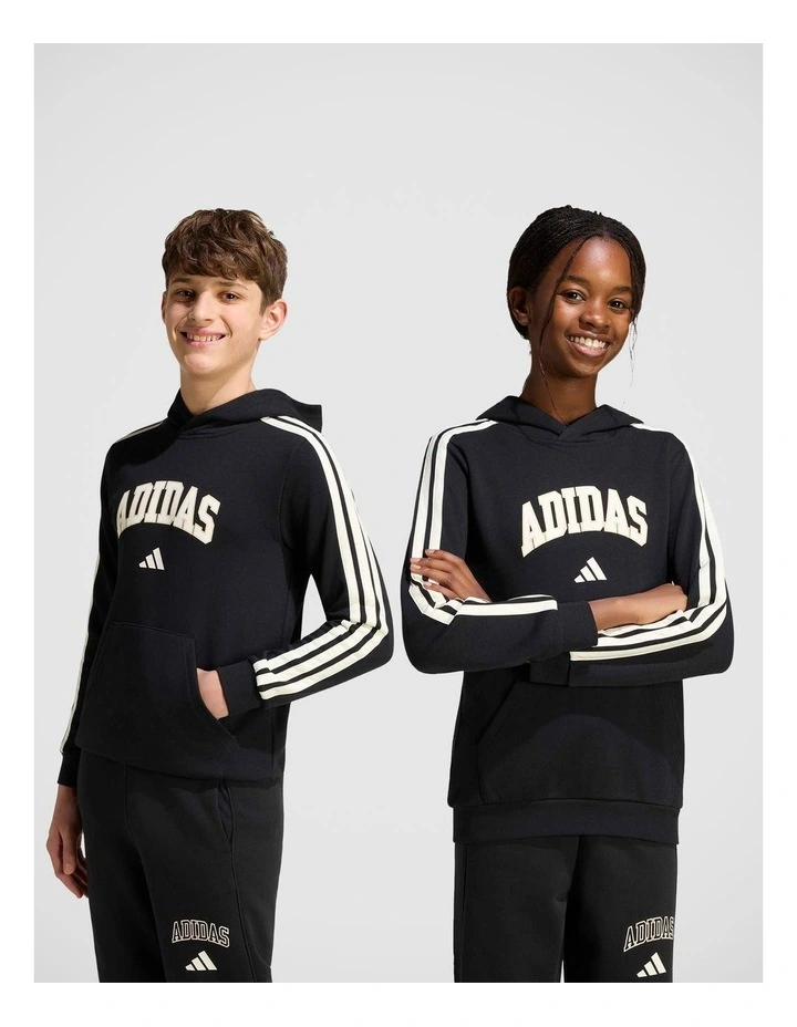 Codes Collegiate Graphic Hoodie in Black image 6