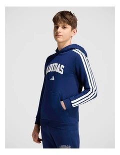 Codes Collegiate Graphic Hoodie in Dark Blue