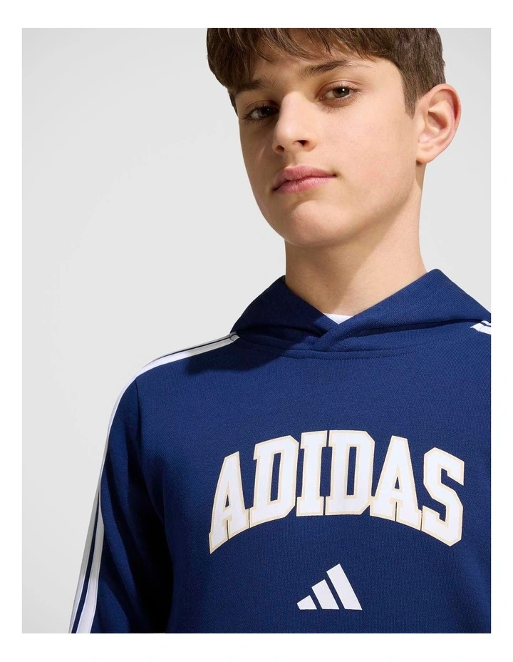 Codes Collegiate Graphic Hoodie in Dark Blue image 4