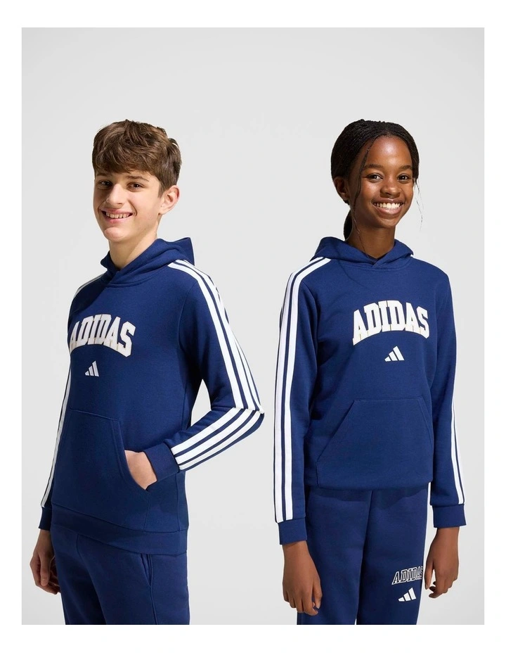 Codes Collegiate Graphic Hoodie in Dark Blue image 7
