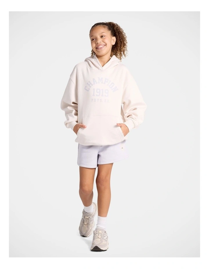 Varsity Hoodie in Whisper White image 4