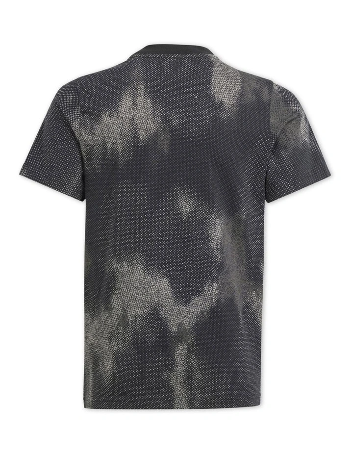 Future Icons Allover Print T-shirt in Black image 2