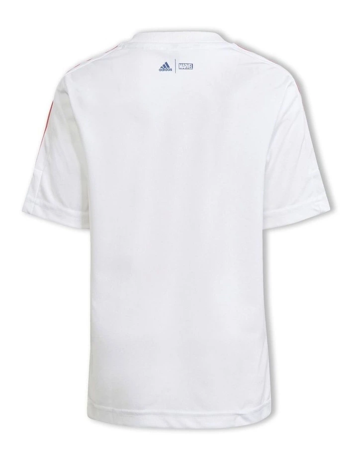 X Marvel Avengers T-shirt in White/Bright Red image 2