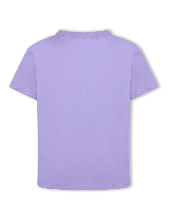 New Impressions Heart T-shirt in Purple image 2
