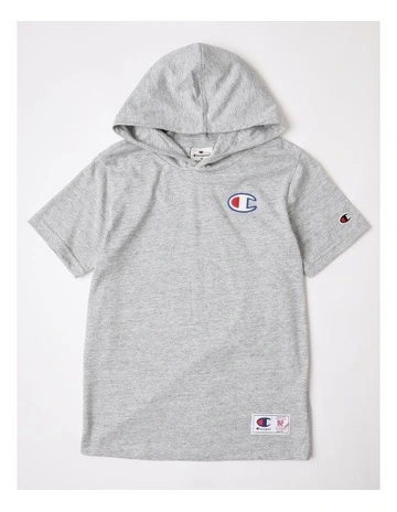 Team Usa Hooded Tee in Grey