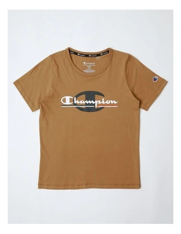 Junior Sporty Tee in Brown