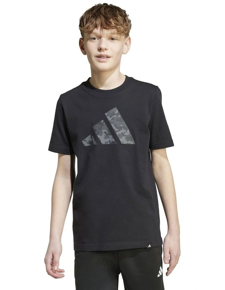 Camo Graphic Tee in Black image 1