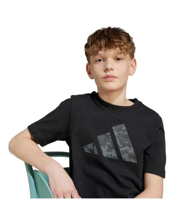 Camo Graphic Tee in Black image 4