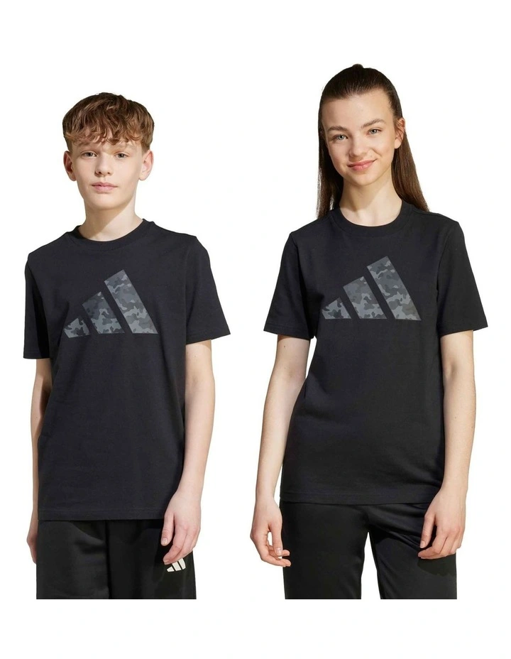 Camo Graphic Tee in Black image 6