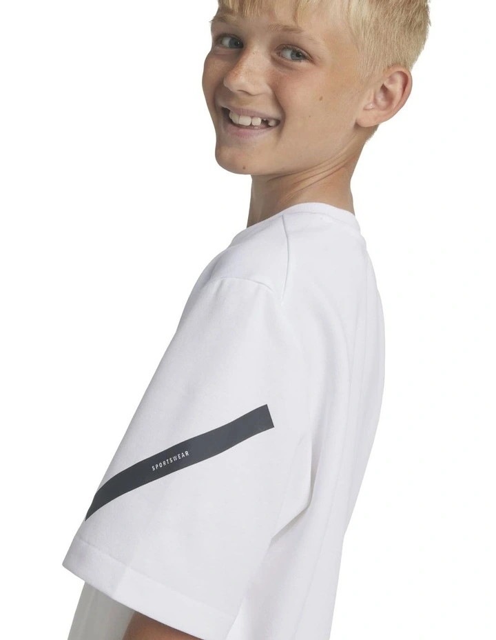 Z N E Tee in White image 4