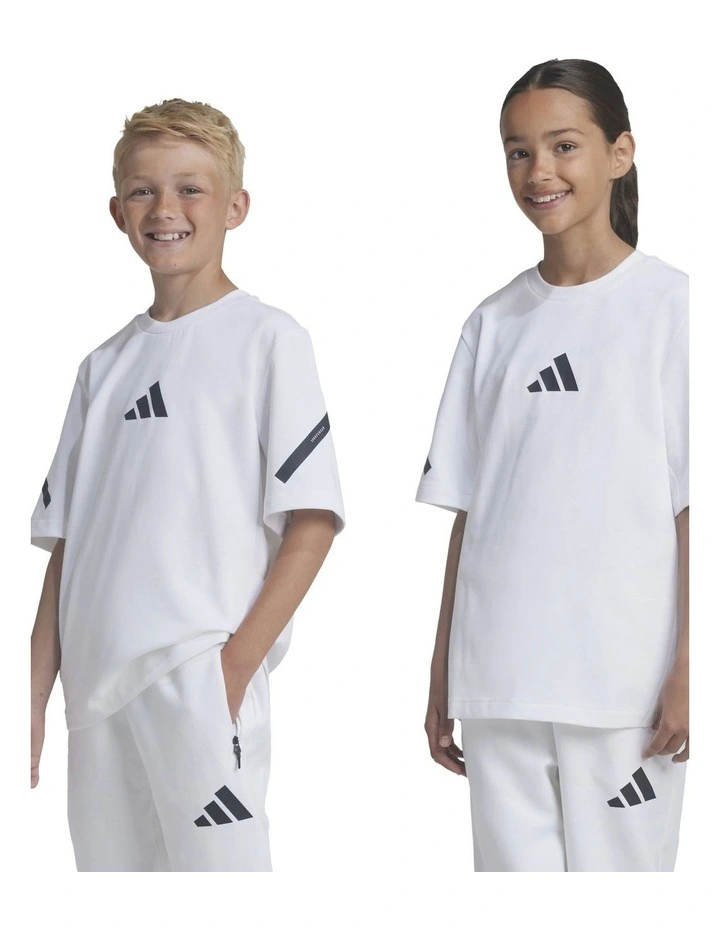 Z N E Tee in White image 6