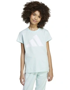 Essentials Tee in Halo Mint/White