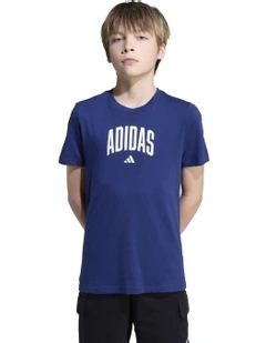 Collegiate Graphic T-shirt in Blue