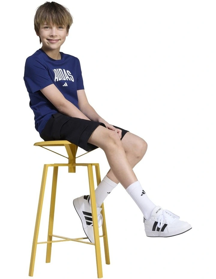 Collegiate Graphic T-shirt in Blue image 4