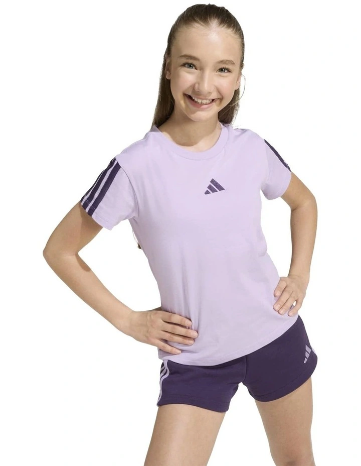 Essentials Tee in Purple image 4