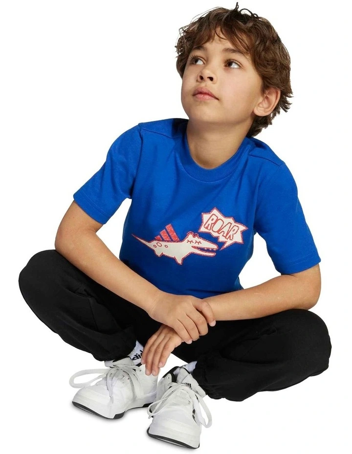 Adiraptor Graphic Tee in Blue image 4