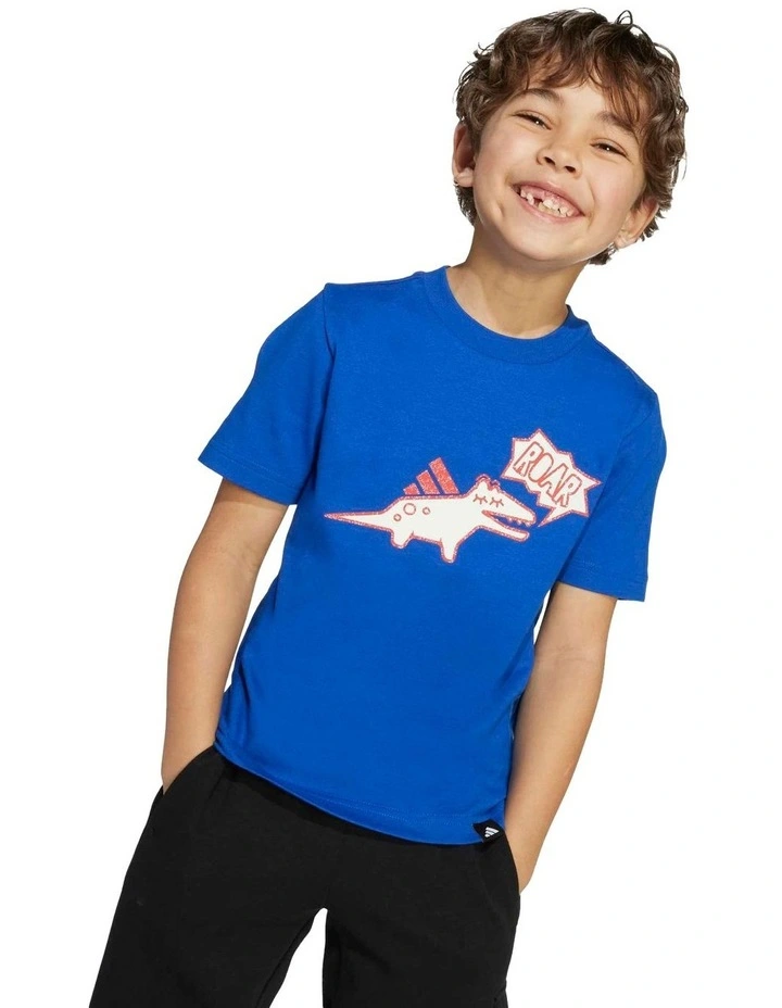 Adiraptor Graphic Tee in Blue image 5