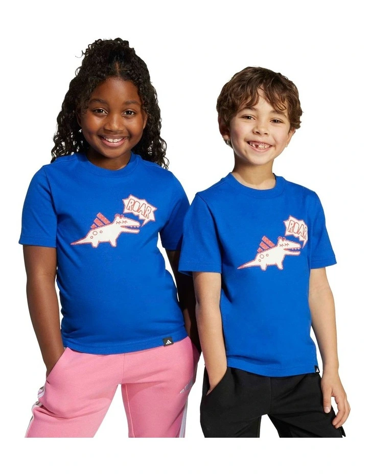 Adiraptor Graphic Tee in Blue image 6