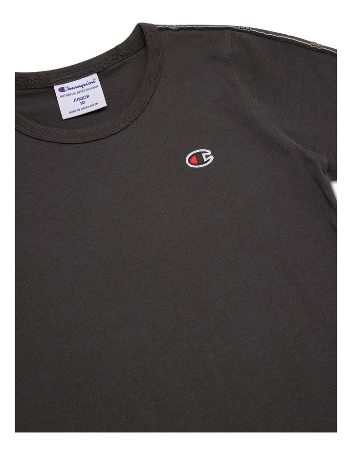 Lux Taping Tee in Black image 3